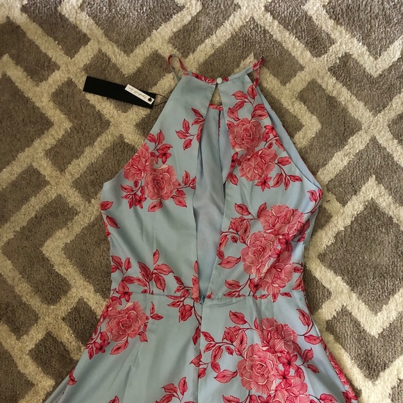 NWT Vici Change Of Heart Satin Floral Maxi Dress - Picture 11 of 13